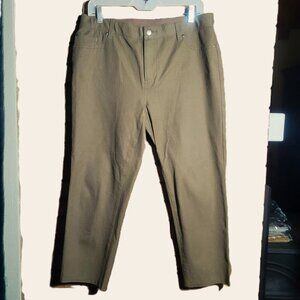 Chico's So Slimming Ankle Pants Lt Brown - Women's Size 1.5